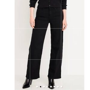 Old Navy Sz 10 High-Waisted Wow Wide-Leg Jeans